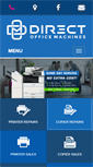 Mobile Screenshot of directofficemachines.com.au