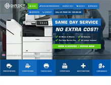 Tablet Screenshot of directofficemachines.com.au
